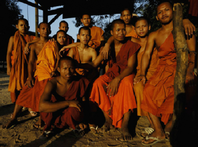 Buddhist monks in Phnom Penh