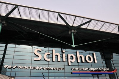 Schiphol Airport sign Amersterdam