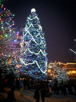 The Leavenworth Christmas tree. (Photo by Michelle Conerly)