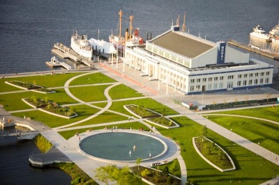 An ariel view of the new Museum of History and Industry (MOHAI) in South Lake Union. (Photo courtesy MOHAI)