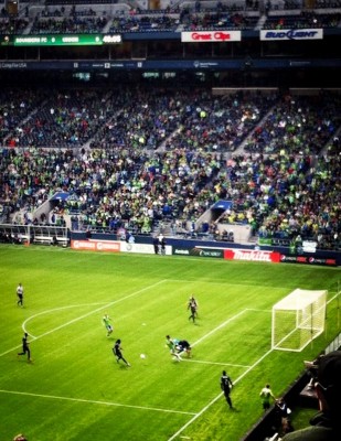 Seattle Sounders vs. Philadelphia Union, May 5, 2012. (Photo by Mackenzie Ciesa)