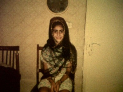 The author at 10, during her first visit to Iran. (Photo courtesy Mahroo Keshavarz)