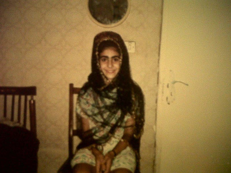 The author at age 10, during her first visit to Iran. (Photo courtesy Mahroo Keshavarz)