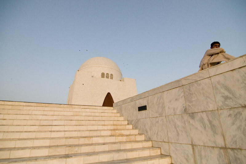 The mausoleum of Pakistan's founder Mohammed Ali Jinnah. (Photo by Alex Stonehill)