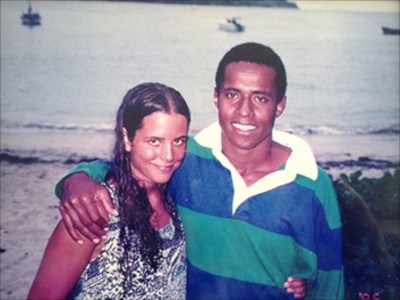 Janet and Semi Lotawa in Fiji, circa 1995. (Photo courtesy Janet Lotawa)