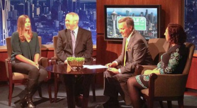 Pelk talks with Seattle Mayor Mike McGinn and Bookda Gheisar on KING 5's New Day Northwest following her selection as the first Seattle Ambassador.