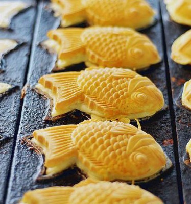 Bean Fish's Taiyaki or Japanese fish-shaped waffle. Photo via Facebook.