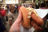 Double-decker sausage in Freiburg. (Photo by Jeremy Keith via Flickr).