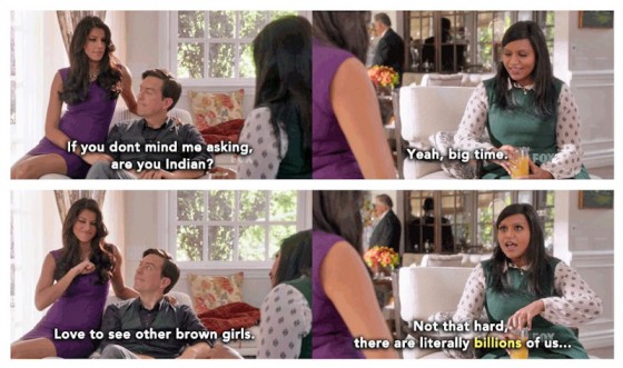 (From "The Mindy Project" Season 1)