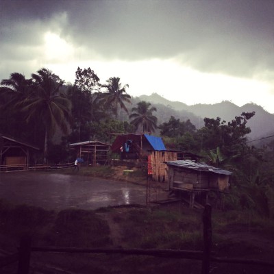 A summer rainstorm in the Philippines. (Photo by Jill Mangaliman)