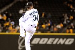 Venezuelan ace Felix Hernandez. (Photo Hugo Ludeña / Latino Cultural Deportes)