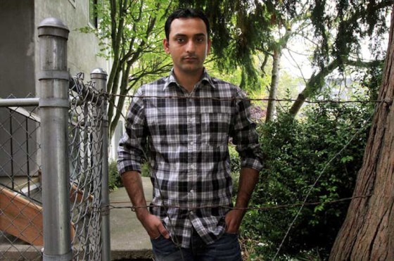 Muatasim Qazi, a journalist from Balochistan, Pakistan, is seeking asylum in the U.S. The hearing for his second attempt is next week. (Photo by Alan Berner / The Seattle Times)