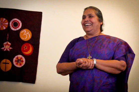 Sister Lucy Kurien on a 2011 visit to Tacoma. (Photo via Catherine Place)