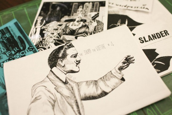 Zines picked up at the Race Riot! Tour stop on Capitol Hill last week. (Photo by Alex Stonehill)