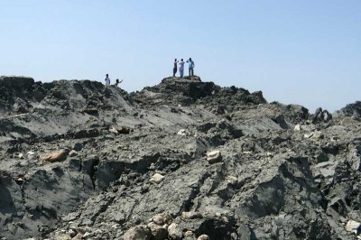 Quirky news of a newly formed island off the coast of Pakistan has overshadowed coverage of the casualties from the earthquakes. (Photo via Gwandar local government)
