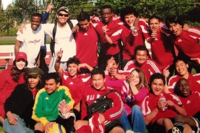 “The Internationals” – The first soccer team of the Seattle World School in 2006. (Photo courtesy of Valeria Koulikova)