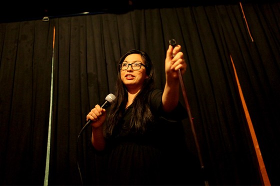 Mona Concepcion performs at the Rendezvous in Belltown. (Photo by Sara McCaslin)