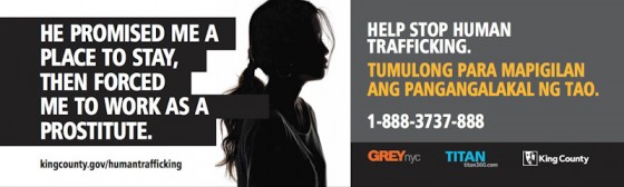 from the King County Anti-Trafficking campaign.