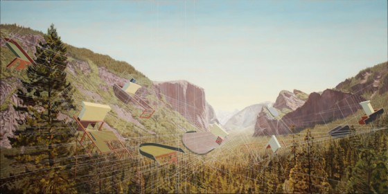 Shipbreaking, Yosemite Valley. (Painting by Mary Iverson)