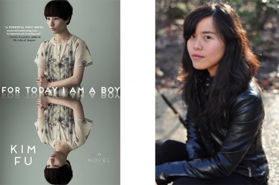 Kim Fu (right), the Seattle-based author of the new novel For Today I Am A Boy