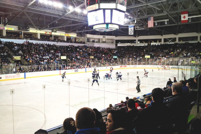 The Seattle Thunderbirds, a team in the Western Hockey League, draw consistent crowds for their home games in Kent. (Photo by Terrence Hill)