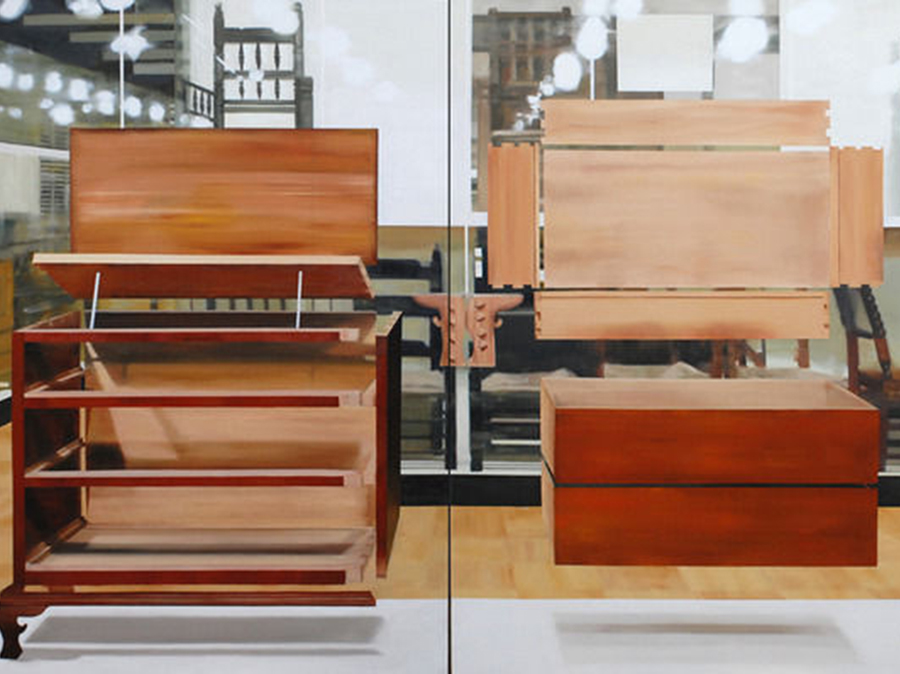 "American Dresser," 2014 by Thuy-Van Vu. Image courtesy of G. Gibson Gallery.