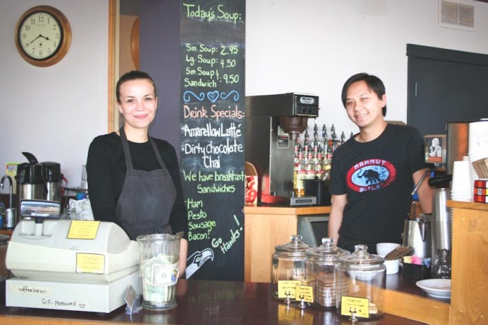 Husband and wife team Willow and James Ly keep a family atmosphere at Caffé Zingaro in Seattle’s Lower Queen Anne. (Photo by Chris Leggett)