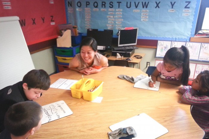 A bilingual classroom at Scenic Hill Elementary, in the Kent School District. (Photo courtesy OneAmerica)