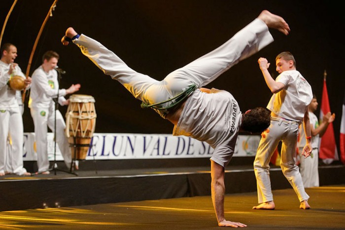 A capoeira demonstration by the group Senzala Evry in Dammarie-les-lys, France last year. (Photo by Marie-Lan Nguyen)