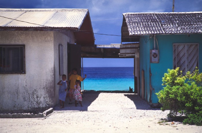 A beachside building in Majuro, capital of the Marshall Islands. (Photo by Mrlins from Flickr)