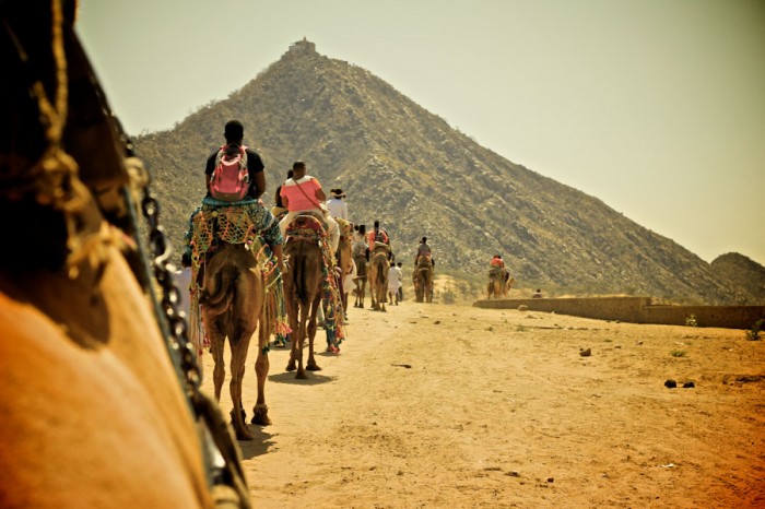Nomadness travelers in Pushkar, India earlier this year. (Photo courtesy of Nomadness)