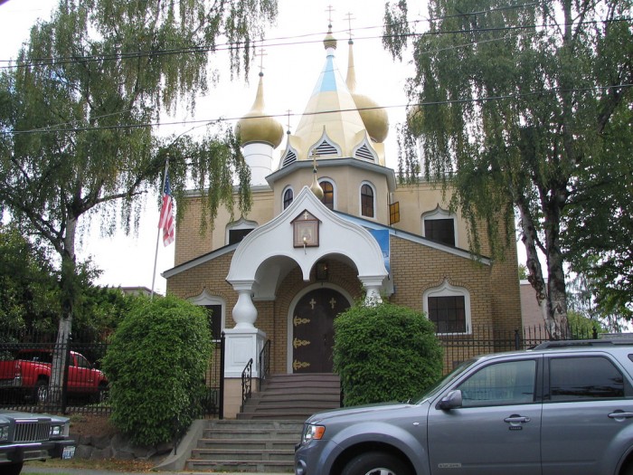 Saint Nicholas Russian Orthodox Church in Seattle. (Photo by Jim Kelly, used with Creative Commons license.)