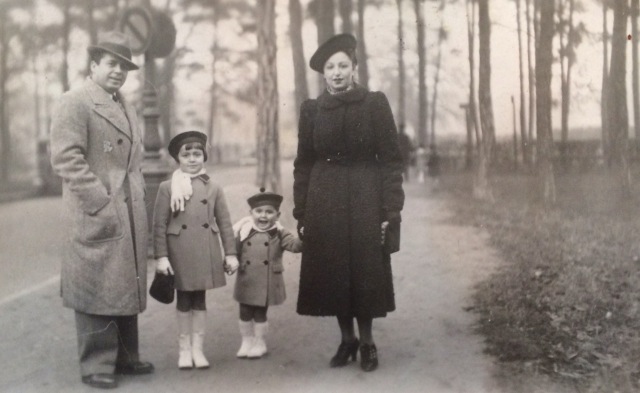 The author's relatives in Paris, where they immigrated in the early 20th century to work in the garment industry. (Photo courtesy Alise Tarica). 