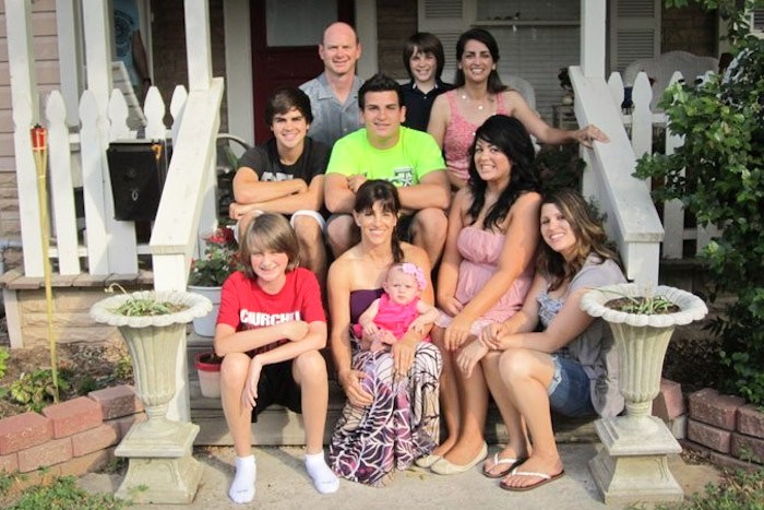 Biracial family in Texas