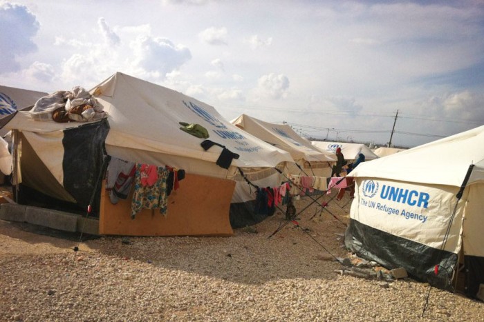 Tents in Zaatari refugee camp in Jordan. (Photo courtesy of Bashar Kabor)