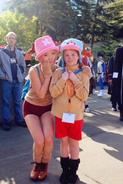 Sun met another Tony Tony Chopper of One Piece at a convention. (Photo courtesy of Martina Sun)