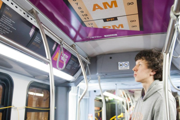 King County and 4Culture are collaborating on Poetry on Buses, which brings poetry from different cultures and languages to mass transit. Photo by Timothy Aguero for Poetry on Buses.
