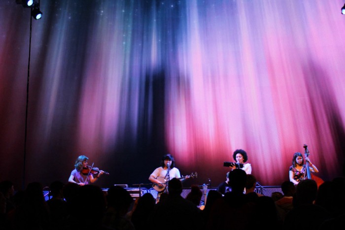 Emma Lee Toyoda and her band perform at the EMP's "Sound Off!" competition in March. (Photo by Alia Marsha)