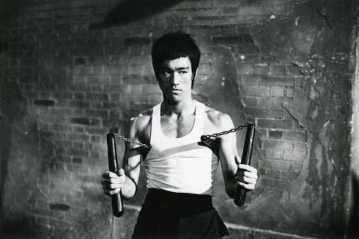 Bruce Lee on the set of his 1972 film Way of the Dragon. (Photo courtesy Bruce Lee Enterprises, LLC. All Rights Reserved.)
