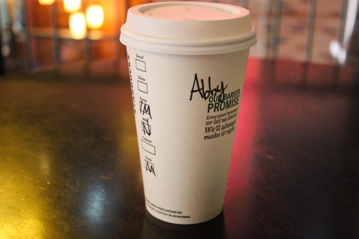 This coffee was not for "Abby." (Photo by Venice Buhain.)