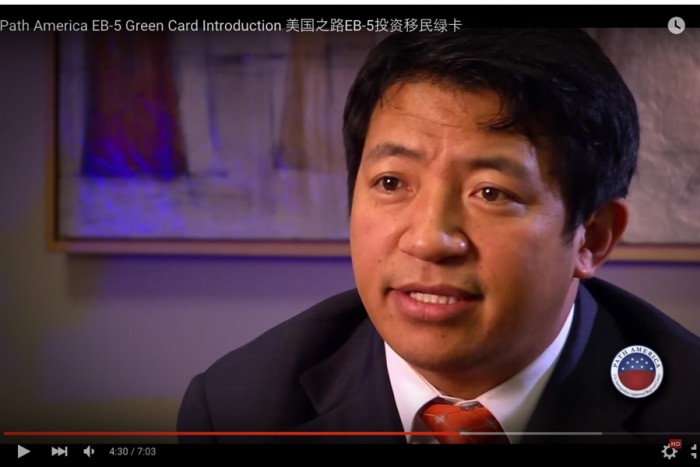 Lobsang Dargey in a video about Path America. (Screen shot of Path America YouTube video.)