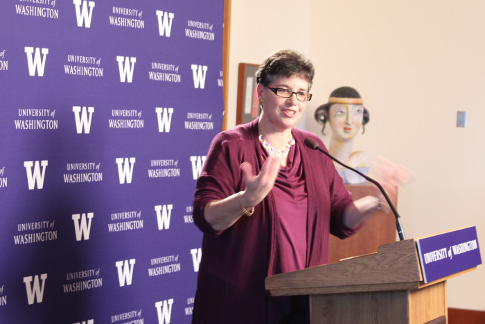 Ana Mari Cauce was selected to be the president of the University of Washington. (Photo by Venice Buhain.)