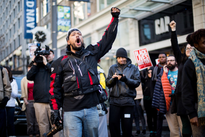 Seattle celebrates Black Lives Matter Friday. (Photo by Jama Abdirahman)