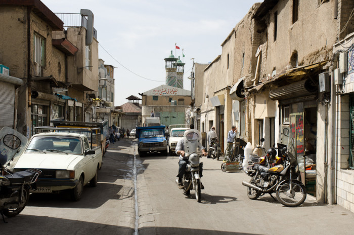 Main street in Hamoomchaal, Iran. (Photo by Kamyar Adl via Flikr)