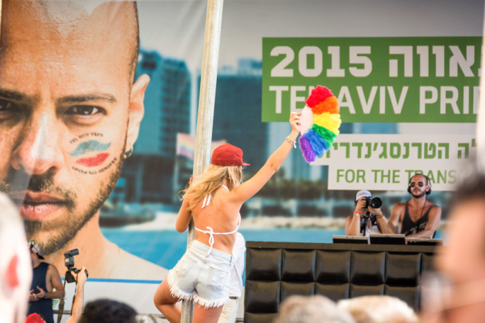 Seattle Mayor Ed Murray delivered the closing keynote at Tel Aviv's 40th anniversary pride celebration last year. (Photo from Flickr by Flavio)