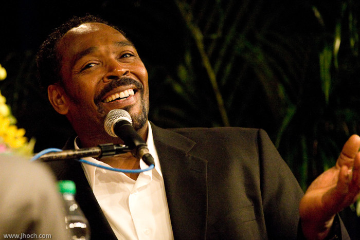 Rodney King in April 2012 during a Hudson Union Society event at The Players Club in New York City. (Photo by Justin Hoch, republished from Wikimedia under a Creative Commons 2.0 license)