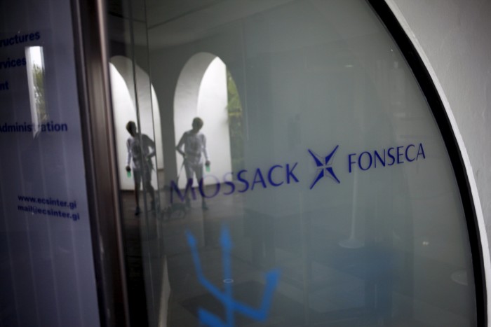 Mossack Fonseca law firm sign is pictured at the Neptune House building in the British colony of Gibraltar, April 4, 2016. (Photo by Jon Nazca for Reuters.)