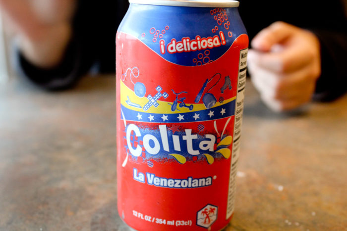Enjoy an ice cold Colita with your arepa. (Photo by Elizabeth Alvarado)