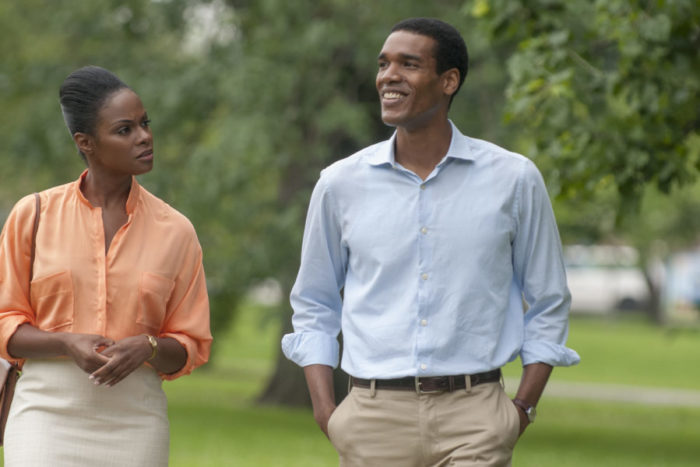 Tika Sumpter (left) and Parker Sawyers play Michelle Robinson (known today as Michelle Obama) and Barack Obama in "Southside with You." (Photo courtesy SIFF)