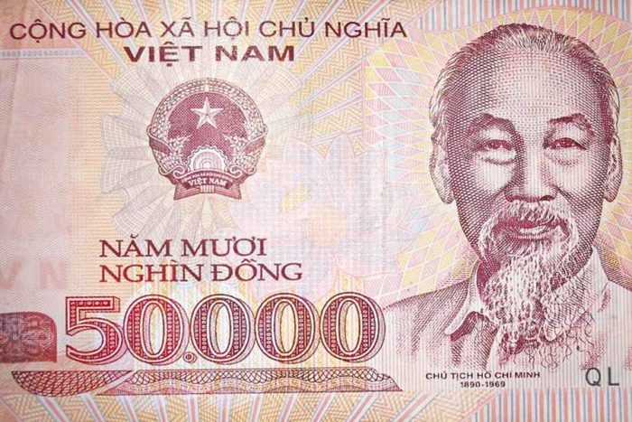 Vietnamese currency honoring Ho Chi Minh. (Photo from Flickr by David Holt)